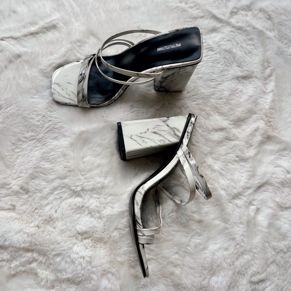 🖤🤍 Pretty Little Things 🖤🤍 New! Marble Heels - Picture 7 of 12
